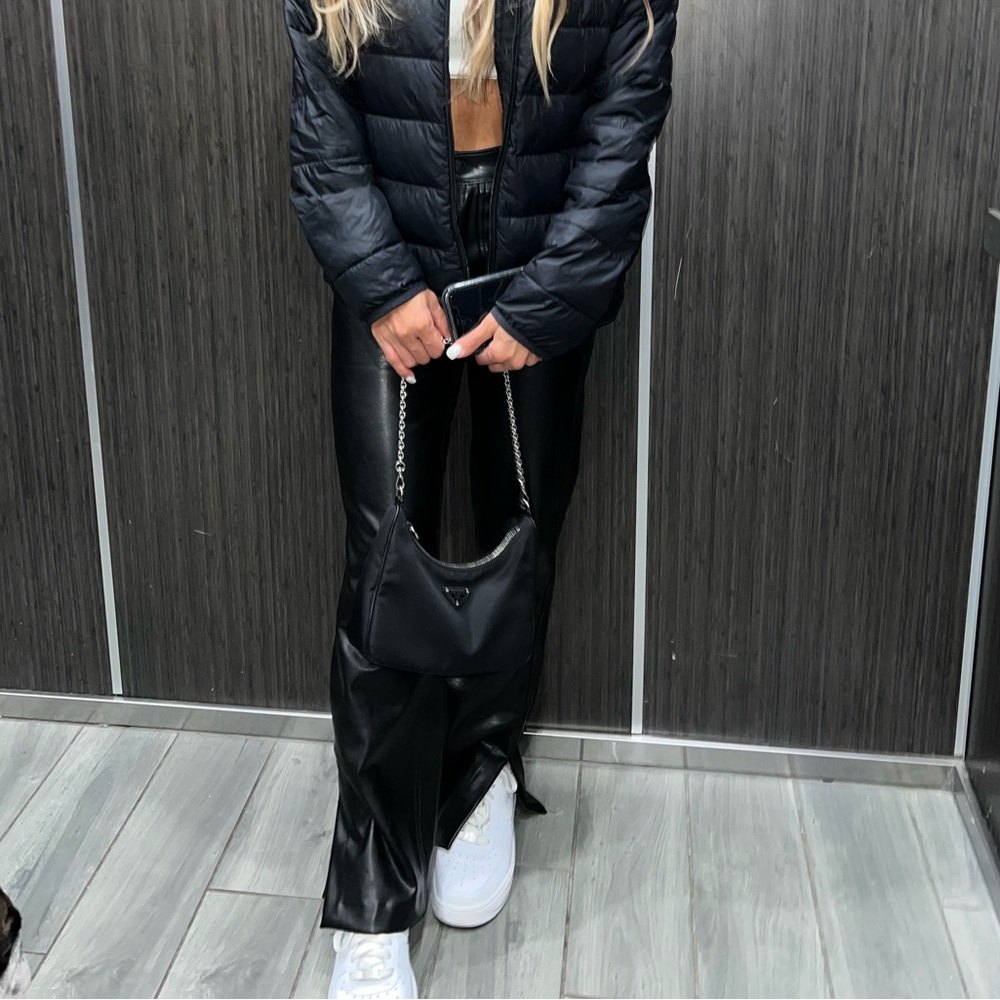Abercrombie & Fitch Vegan Black Leather Pants